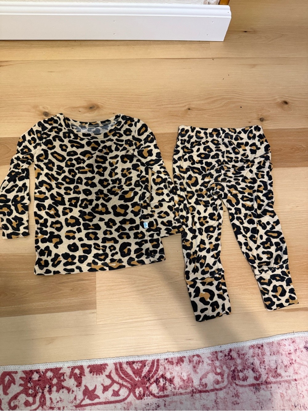 Posh Peanut leopard pajama set